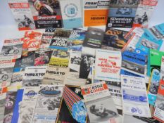 An interesting motorsport archive, car and motorcycles, 1960s-1980s, various race programmes from