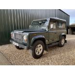 2002 Land Rover Defender 90 TD5 County Station Wagon Reg. no.KR02 DGV Chassis no.SALLDVB572A640261