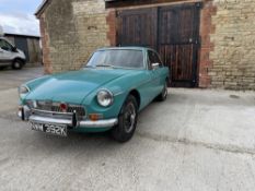 1972 MGB GT Reg. no. NWW 392K Chassis no. GHD5265244G Engine no. 18GBUH2779