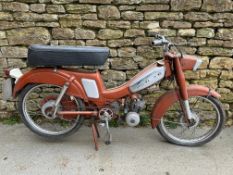 1977 Mobylette 49cc Moped Reg. no. RAY 355R Frame no. 89163702 Engine no. 2197728