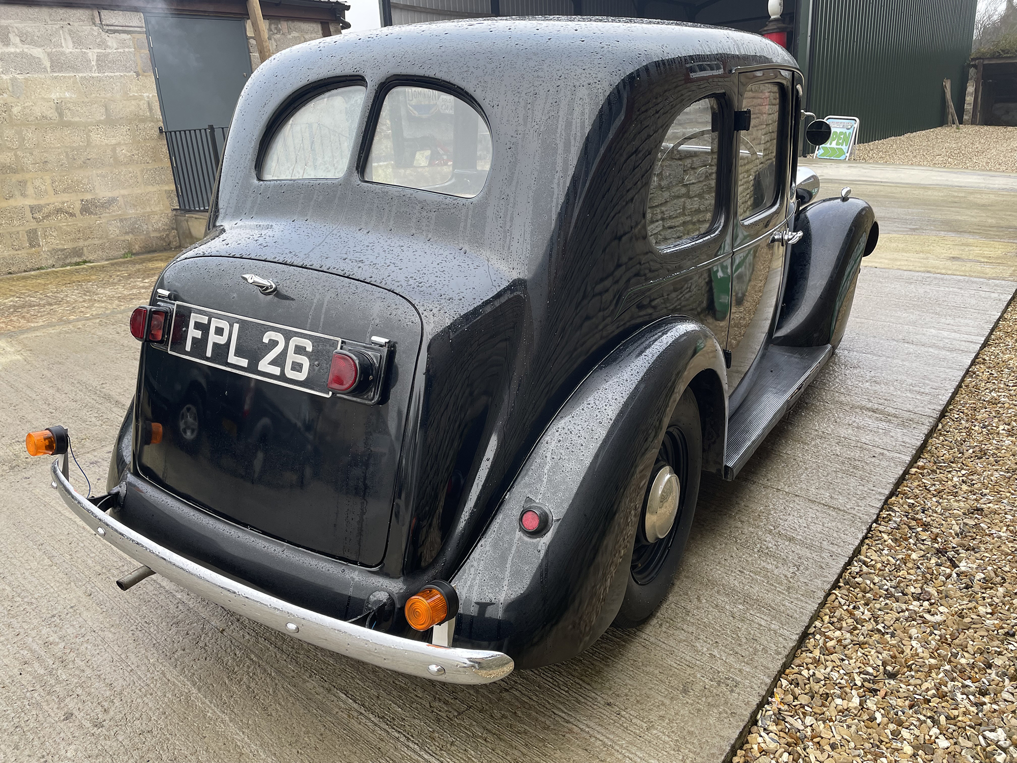 1937 Austin 12/4 Saloon Reg. no. FPL 26 Chassis no. H52240 Engine no. 1H 52950 - Image 7 of 9