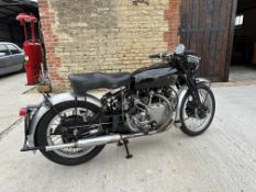 1949 Vincent HRD 998cc Rapide Series B – matching numbers example Reg. no. FAY 831 Frame no. R3458