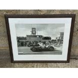 A large framed and glazed print showing 'V16 B.R.M.'s 1952'.