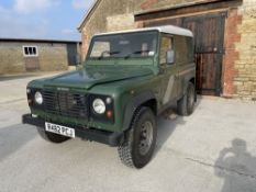 1998 Land Rover Defender 90 Reg. no. R482 PCJ Chassis no. SALLDVA67VA137811 Engine no. 23129786B