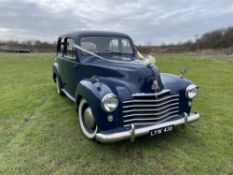 1948 Vauxhall Velox Reg. no. LYW 438 Chassis no. LIP72450 Engine no. TBC