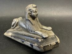 An Armstrong Siddeley recumbant sphinx mascot, approx 4 1/2" long.