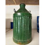 A five gallon conical fuel can.