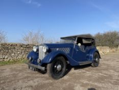 1934 Humber 12 Cross and Ellis Tourer Reg. no. ANF 14 Chassis no. 6275 Engine no. 6381