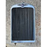 A Morris Isis Six radiator grille.