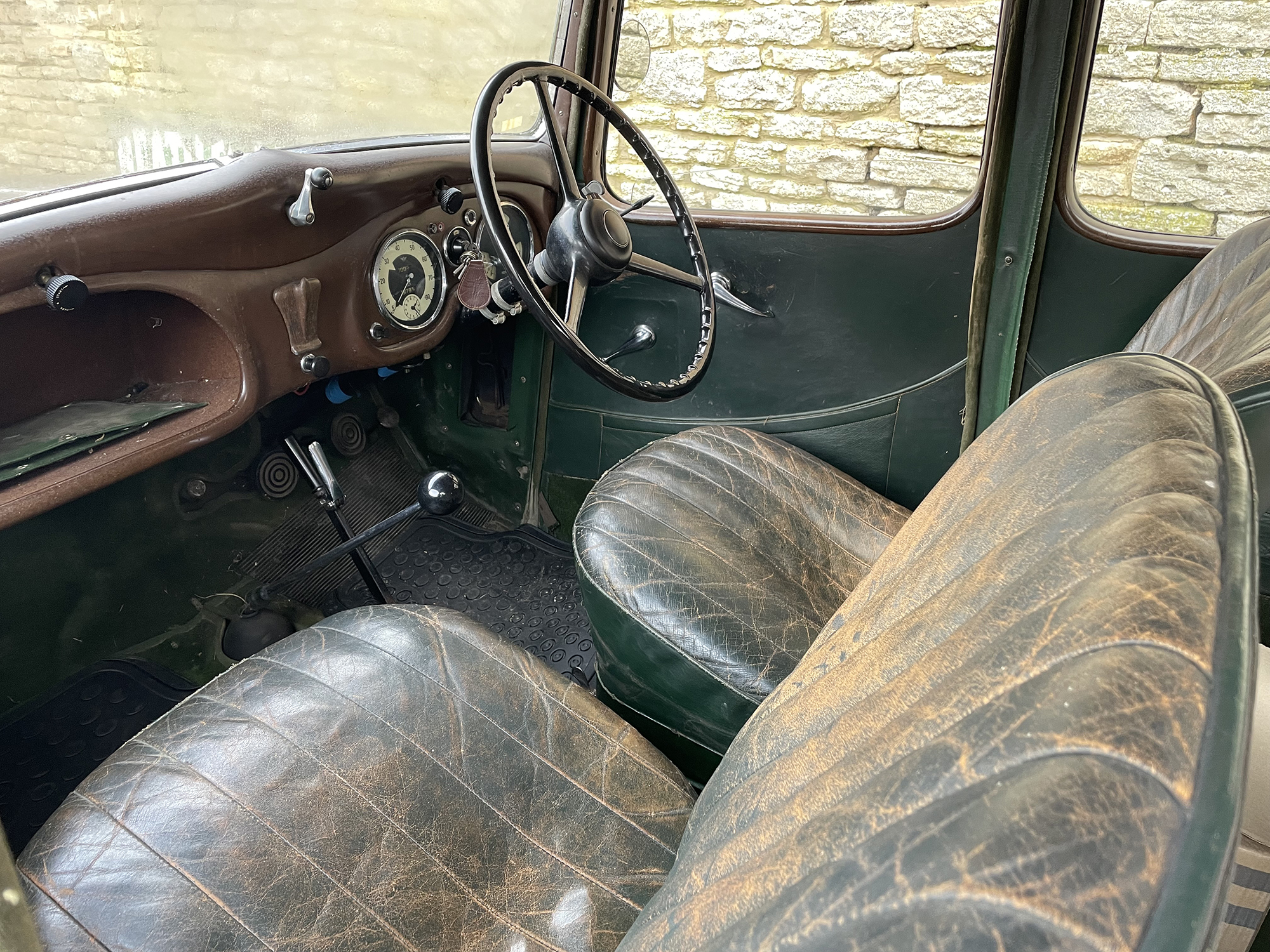 1937 Austin 12/4 Saloon Reg. no. FPL 26 Chassis no. H52240 Engine no. 1H 52950 - Image 8 of 9