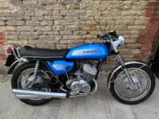 1971 Kawasaki H1A 500cc Reg. no. ENL 22L Frame no. 33745 Engine no. 52453