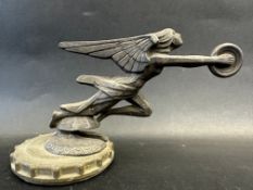 A Packard 'Goddess of Speed' car mascot on radiator cap, approx. 8 1/2" long.