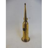 A small brass Sunbeam oiler.