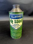 A Duckham's Q5500 Super Lubricants quart can, in excellent condition.