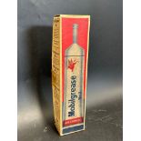 A Mobilgrease original pictorial packing box for grease tube (empty).