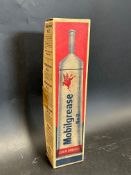 A Mobilgrease original pictorial packing box for grease tube (empty).