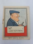 A Shell 'Mr Goes Motoring' booklet with illustrations by John Bateman.
