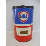 A Fina five gallon drum in good condition.