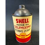 A small Shell self-mixing cylindrical can, in superb condition.