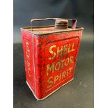 A Shell Motor Spirit pedal car can.