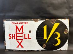 A Shell Mex Guaranteed rectangular enamel sign, 38 x 18".