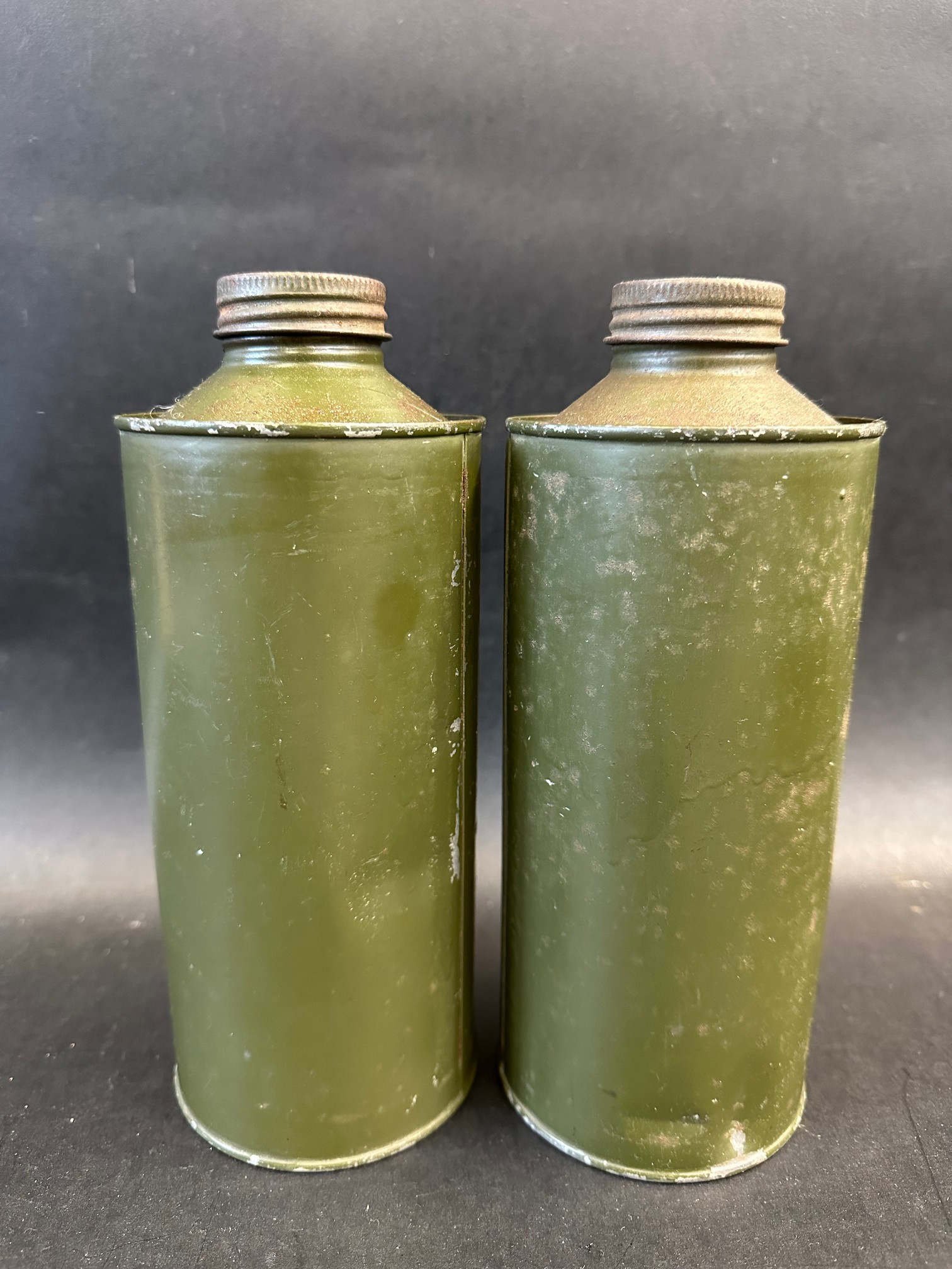 Two War Department quart cans.