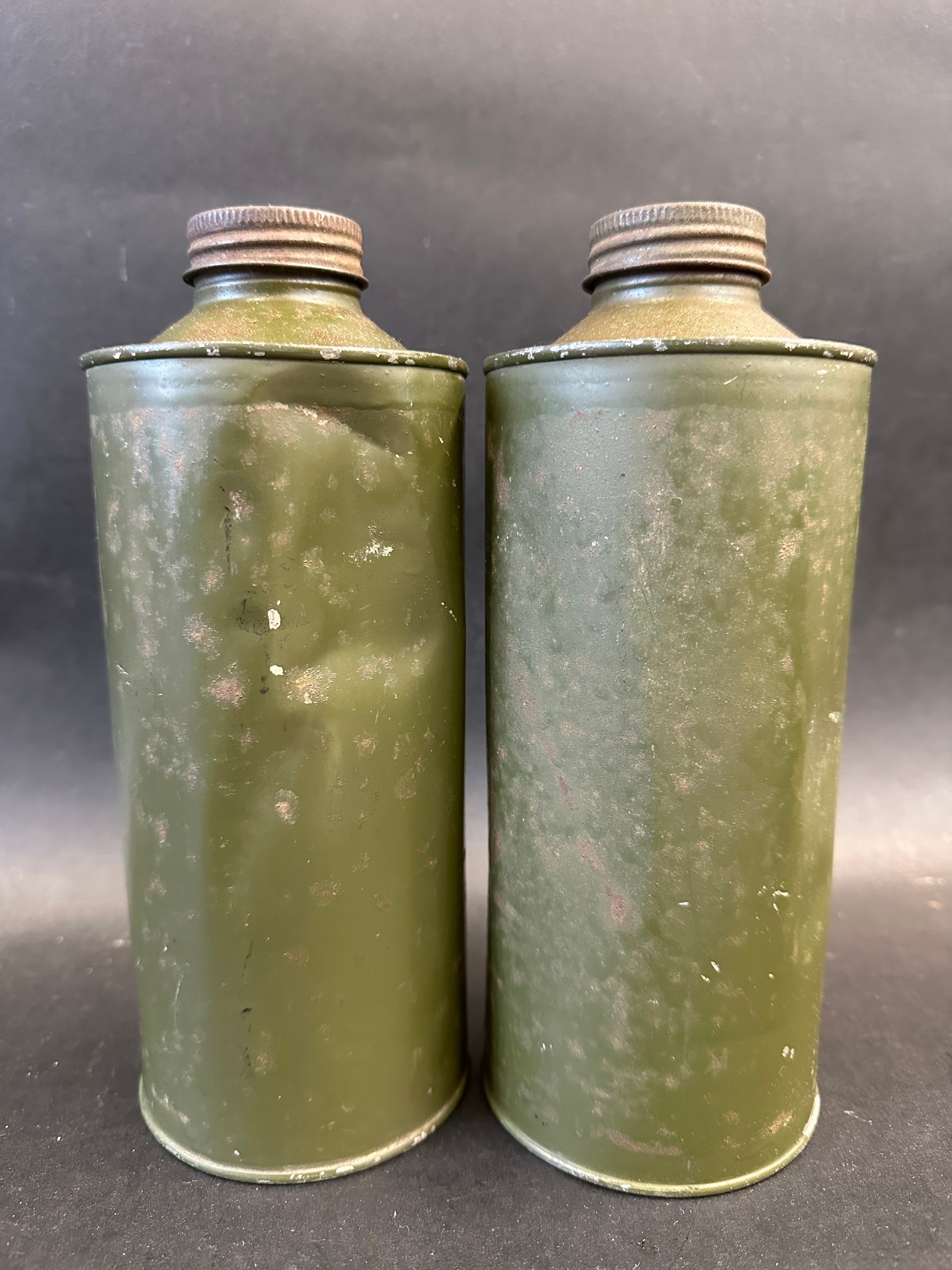 Two War Department quart cans. - Image 2 of 4