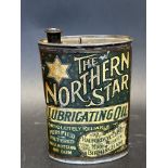 An early Northern Star Lubricating Oil oval can.