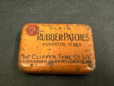 A Clipper Tyre Co. Ltd. rubber patches tin.