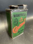 A Castrol Motor Oil quart caddy can with early gearease logo, good colour.