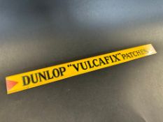 A Dunlop Vulcafix Patches shelf strip in good condition.