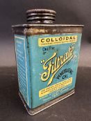 A Filtrate Penetrating Oil rectangular pint can, in good condition.