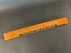 An early John Bull shelf strip 'Handle Grips'.