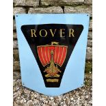 A rare Rover enamel sign in excellent condition, 18 x 24".