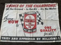 A Kendall Oil advertising banner, 41 x 29".