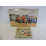 A Good-Win jigsaw puzzle depicting T.T Road Race, with original box.