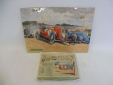 A Good-Win jigsaw puzzle depicting T.T Road Race, with original box.