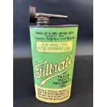 A Filtrate Thick Shock Absorber Oil oval can, in light green,