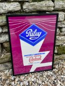 Riley 'Recommend Wakefield Castrol Oils' - an original artwork design by Trevithick for a
