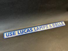 A Lucas Lamps and Bells shelf strip, in excellent condition.