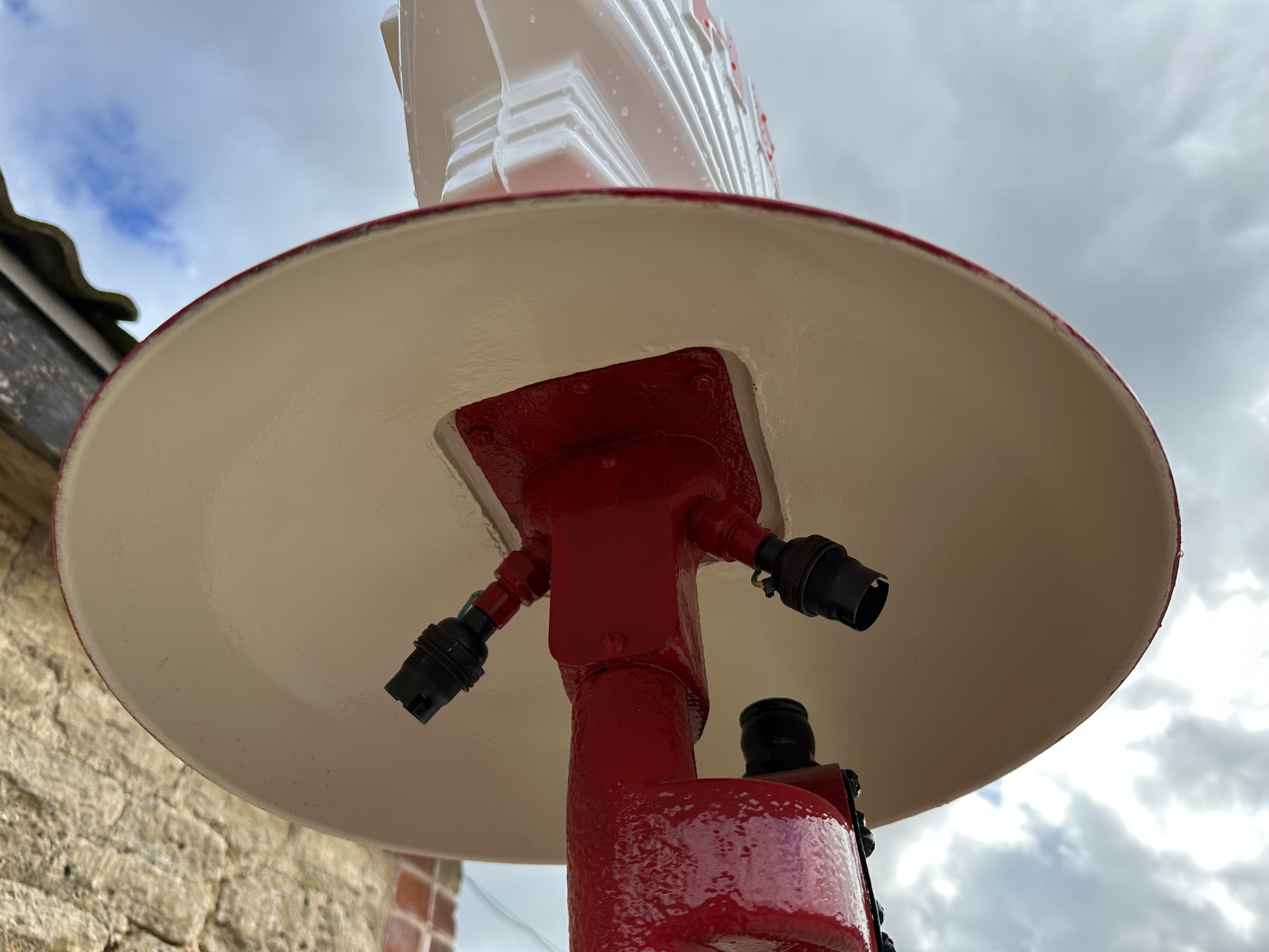 A Bowser hand-operated petrol pump, restored, with hose, nozzle and reproduction plastic petrol pump - Image 6 of 6