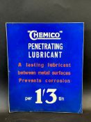 A Chemico Penetrating Lubricant showcard, 9 3/4 x 11 3/4".