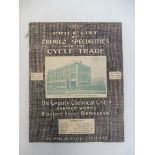 A 1911 price list of Chemico Specialists for The Cycle Trade booklet.