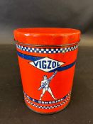 A Vigzol grease tin, in good condition