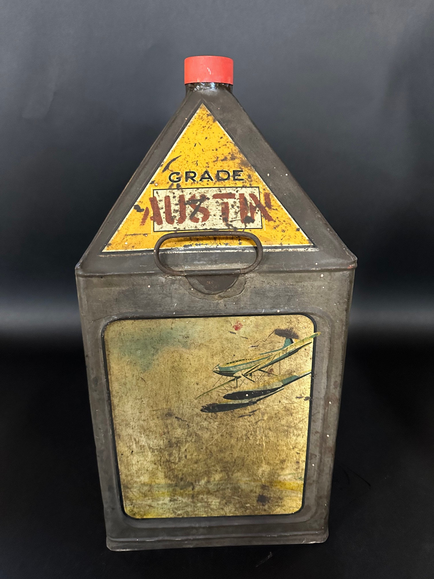 A Gamages five gallon pyramid can, unusually stencilled with the grade 'Austin'. - Image 4 of 6