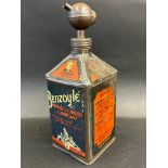 A Chemico Benzoyle Upper Cylinder Lubricant pyramid can with unusual Chemico stamped nozzle.