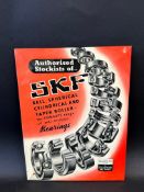 A celluloid showcard advertising S.K.F. bearings, 8 1/2 x 11 1/2".