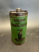 A Raleigh Bicycle Lubricating Oil circular tin.