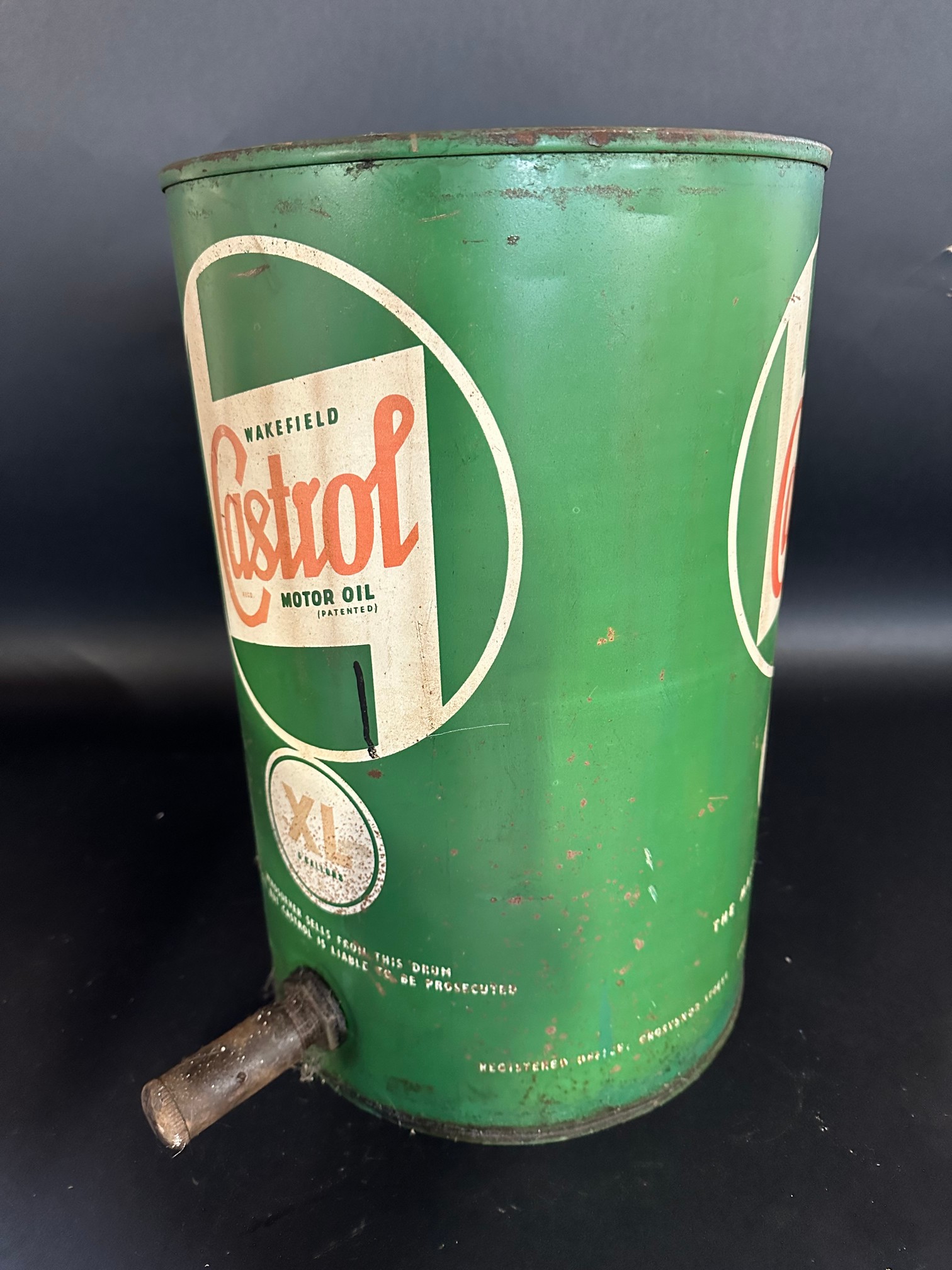 A Wakefield Castrol Motor Oil five gallon drum. - Image 2 of 3