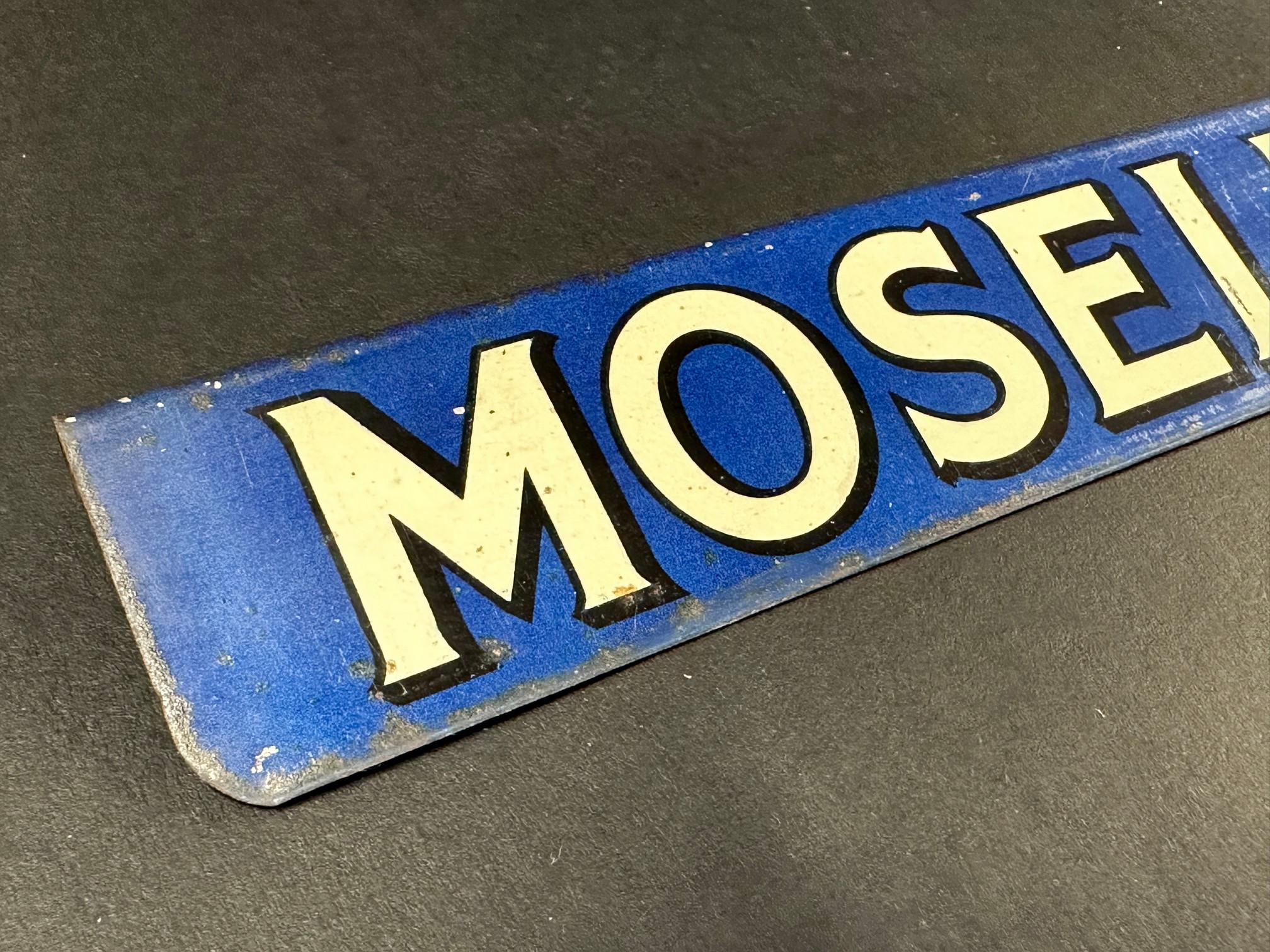 A Moseley Tyres shelf strip in excellent condition. - Image 2 of 5